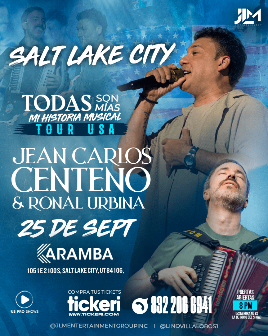Jean Carlos Centeno & Ronal Urbina in Concert in Salt Lake City