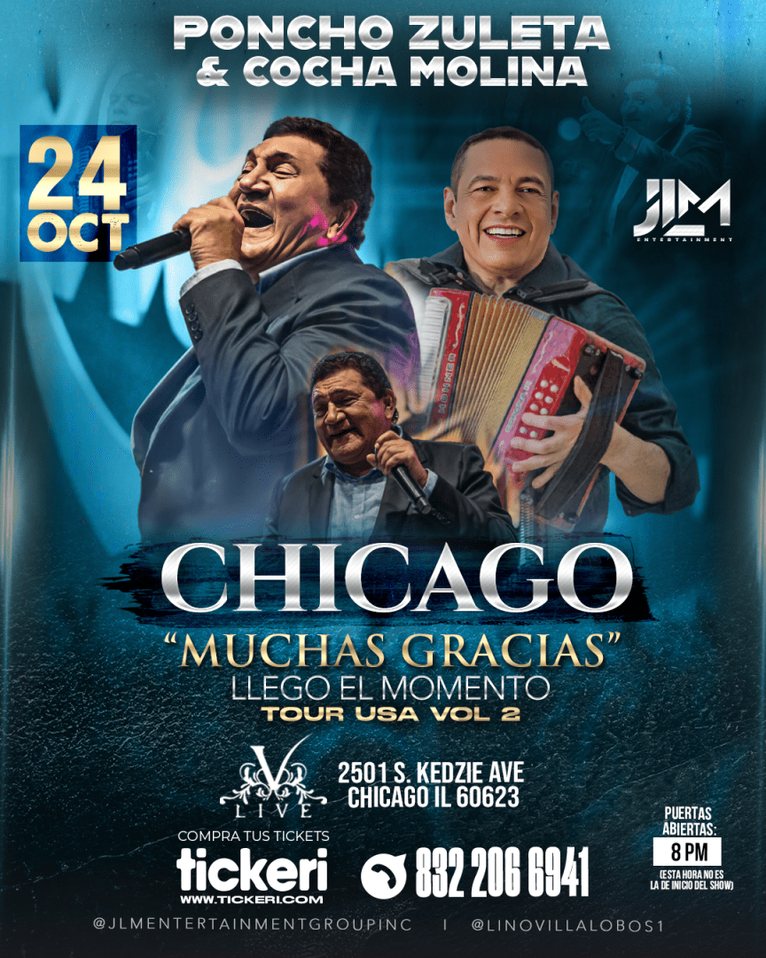 Poncho Zuleta & Cocha Molina in Concert in Chicago