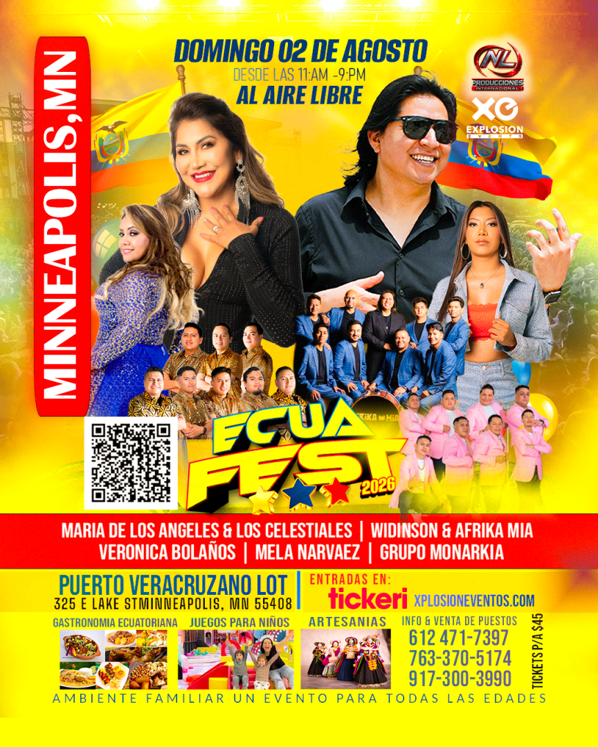 Minneapolis,MN #ECUAFEST2026 with the best of Ecuador.