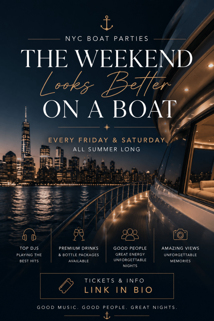 NYC Summer Midnight Boat Party