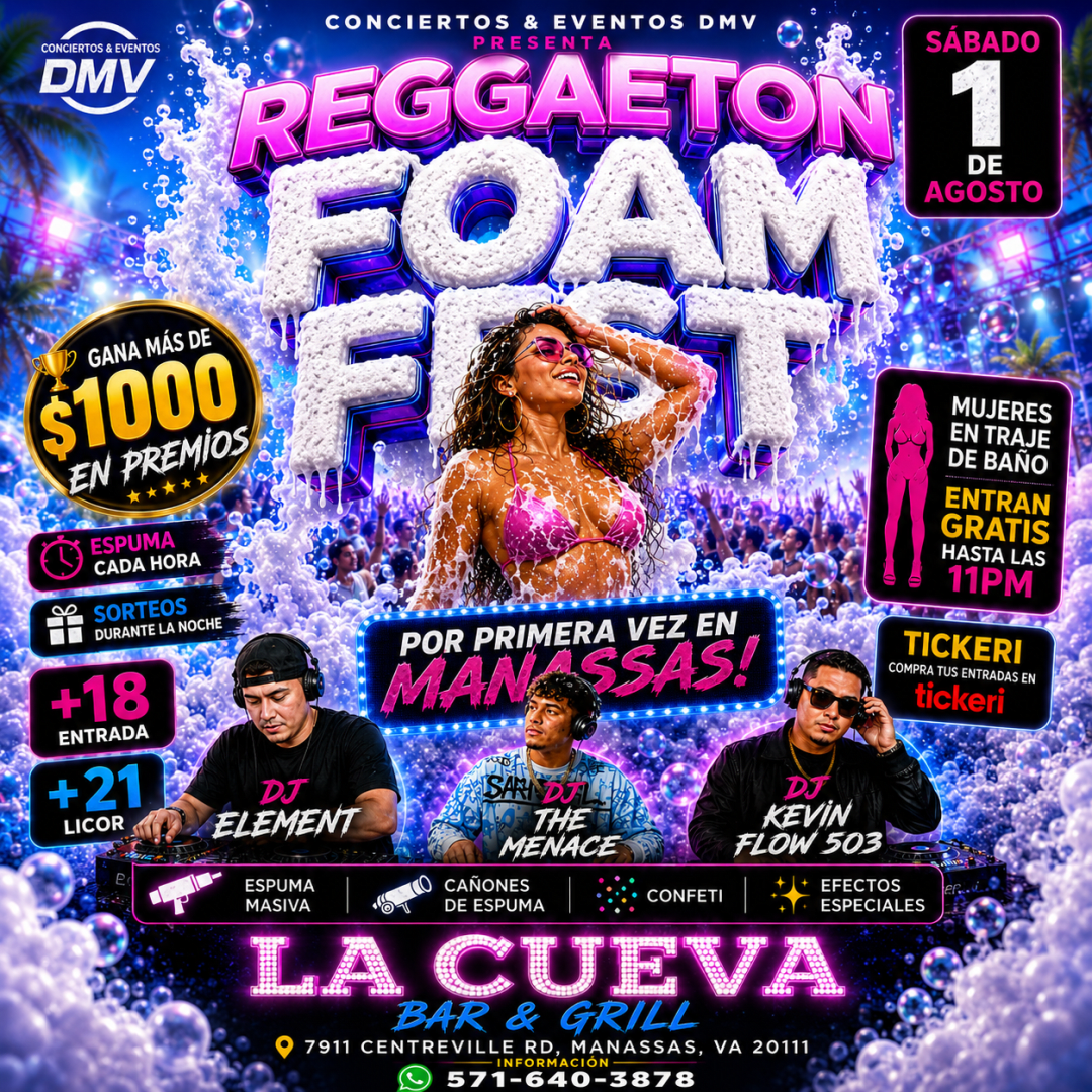 Reggaeton Foam Fest in Manassas