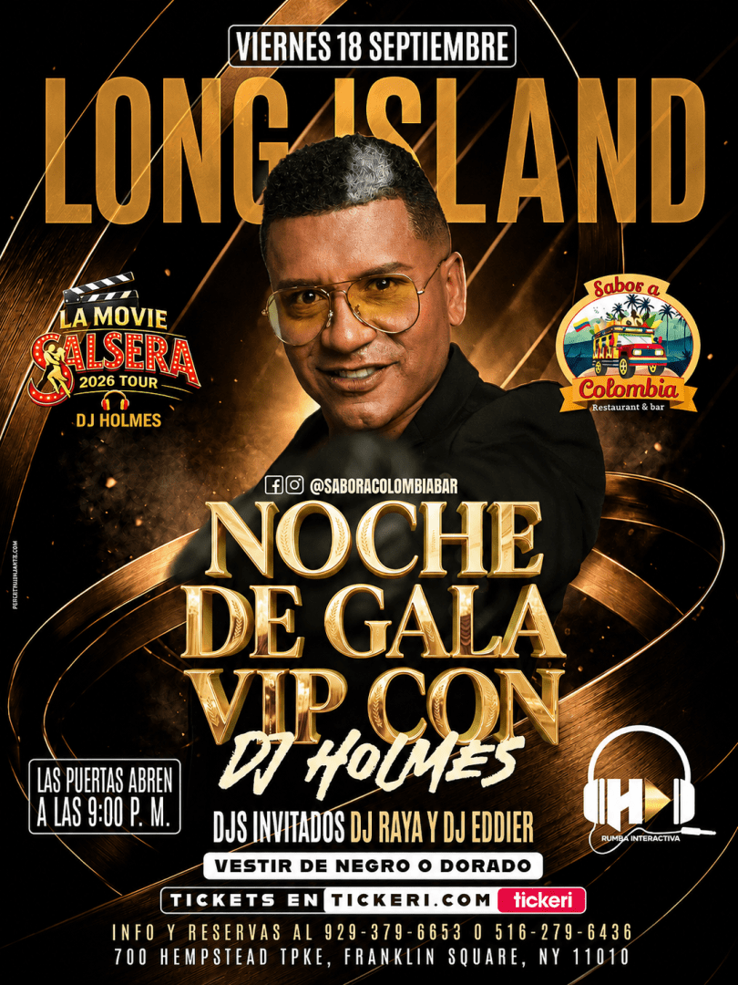 DJ HOLMES IN FLAVOR OF COLOMBIA VIP GALA NIGHT