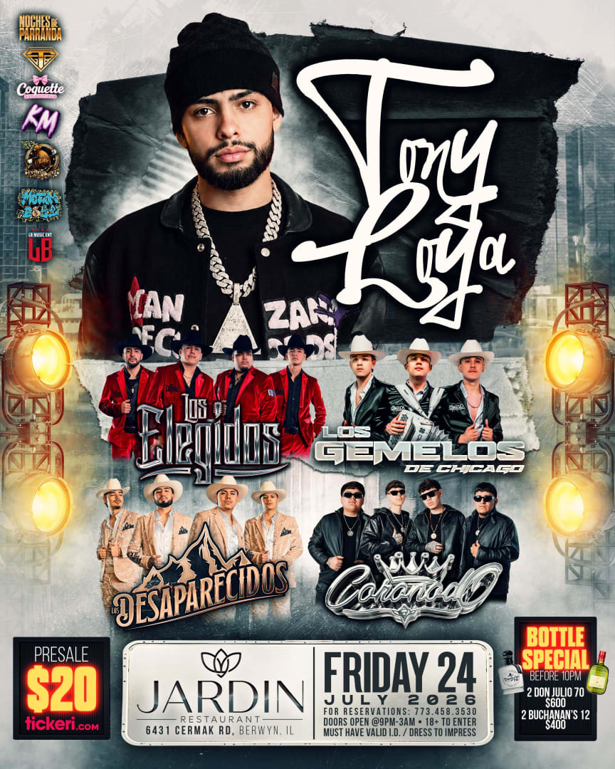 TONY LOYA @ JARDIN JULY 24