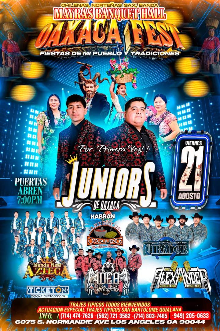 Los Juniors De Oaxaca,Banda Real Azteca ,Idea Musical Tirador norteño