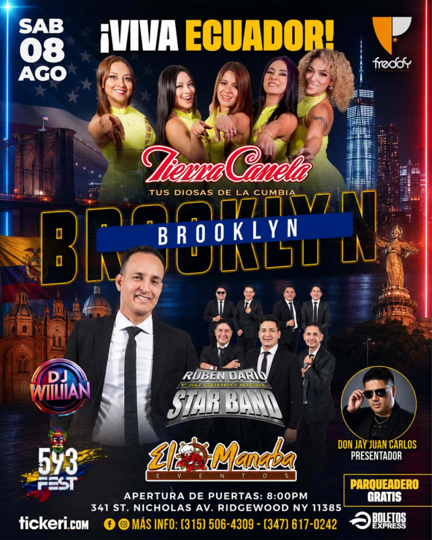 ¡Viva Ecuador! Brooklyn - Tierra Canela, Ruben Dario y su Grupo Ideal Star Band