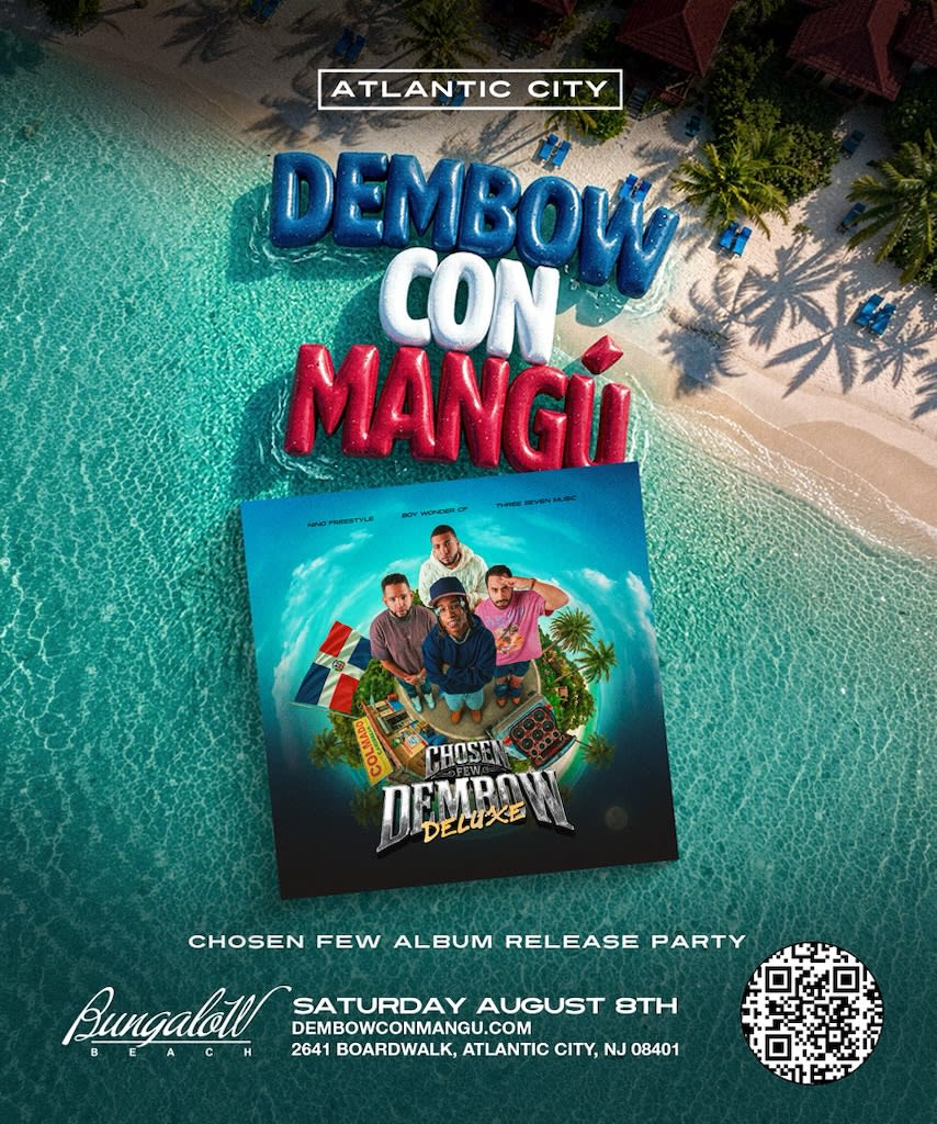 Dembow Con Mangu elegido para la fiesta de lanzamiento de su álbum en Bungalow Beach