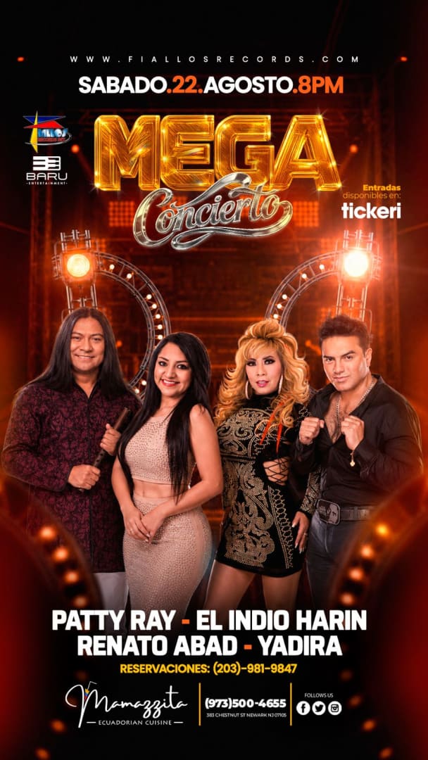 NEWARK NJ l PATTY RAY -HARIN EL INDIO -RENATO ABAD-YADIRA