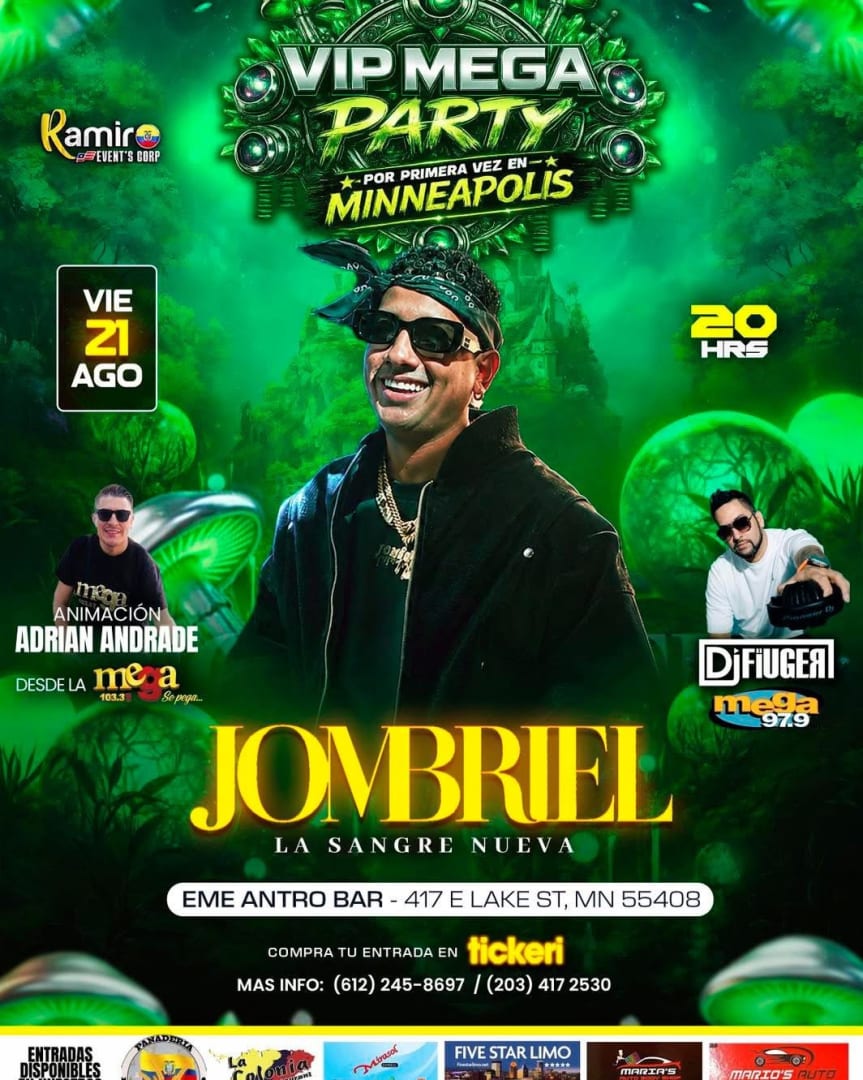 MEGA FIESTA VIP JOMBRIEL MINNIEAPOLIS MN
