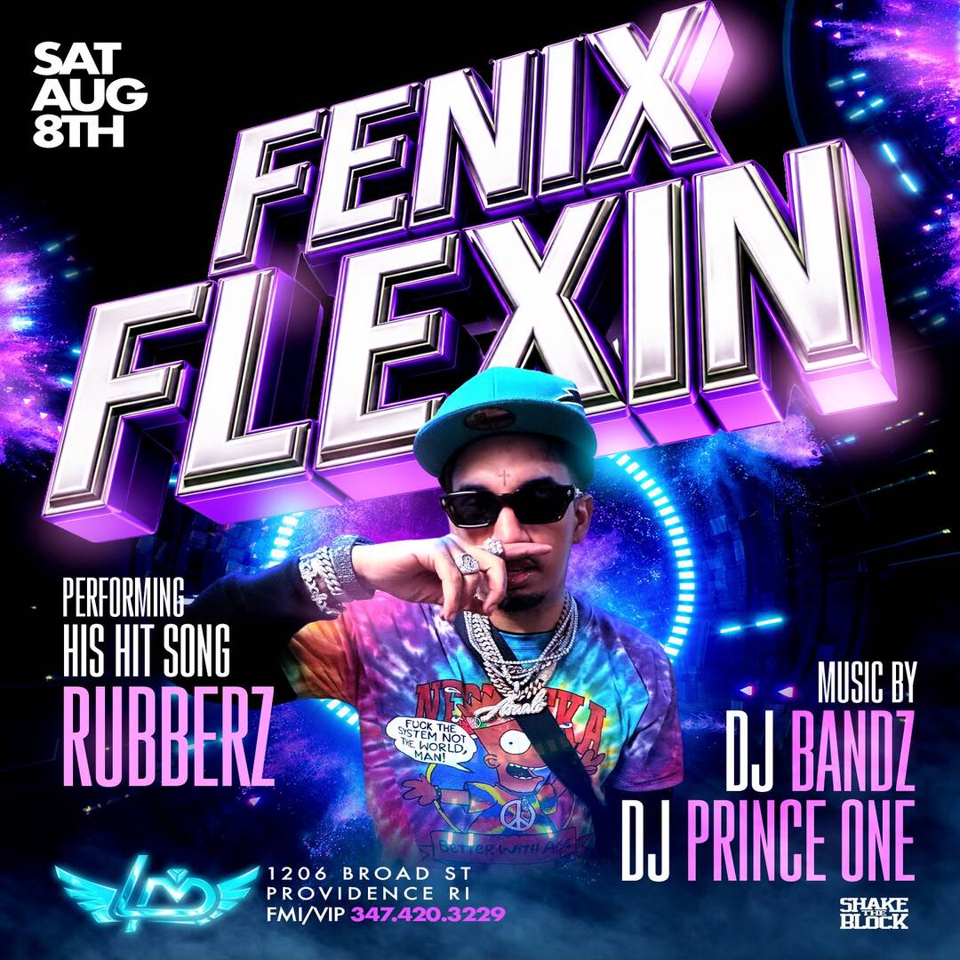 Fenix ​​Flexin en vivo en Providencia