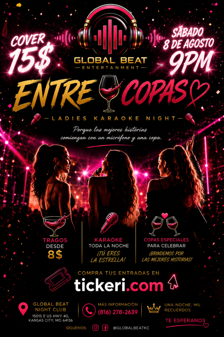 ENTRE COPAS (LADIES KARAOKE NIGTH)