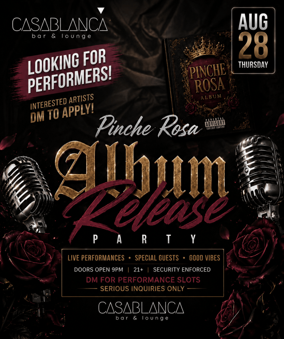 PINCHE ROSA ÁLBUM RELEASE PARTY