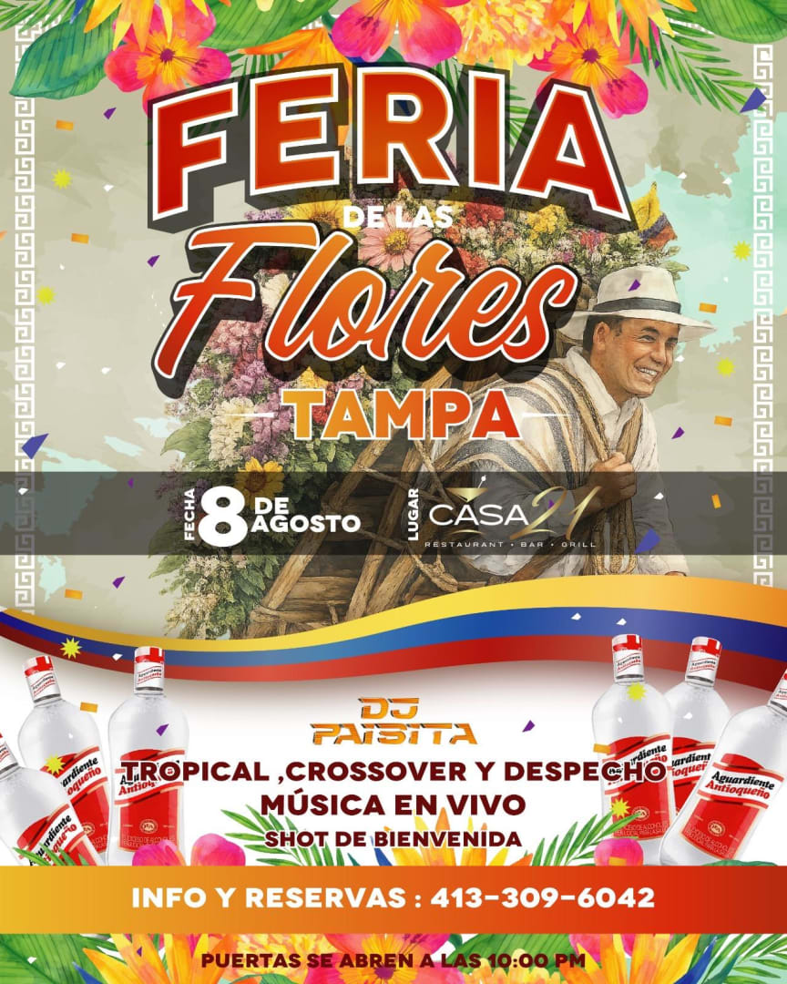 Feria de Las Flores Tampa - Dj Paisita