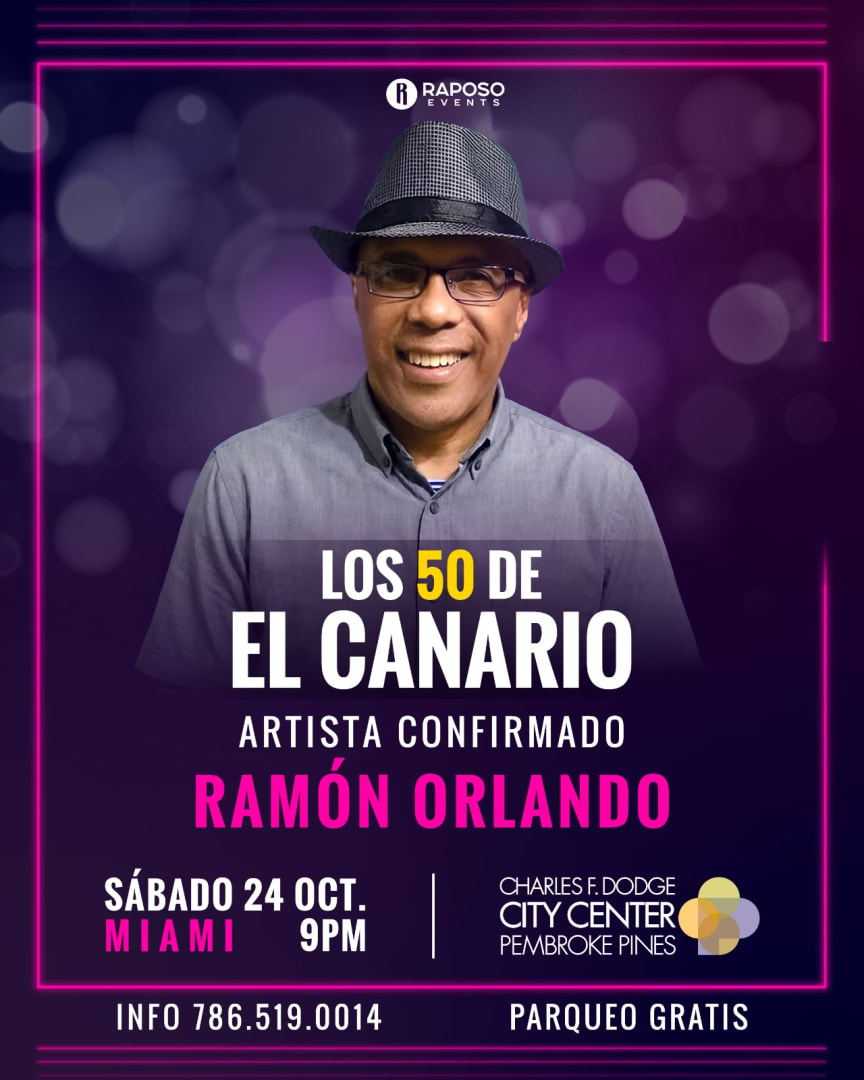 RAMON ORLANDO EN CONCIERTO BAILABLE JUNTO A EL CANARIO