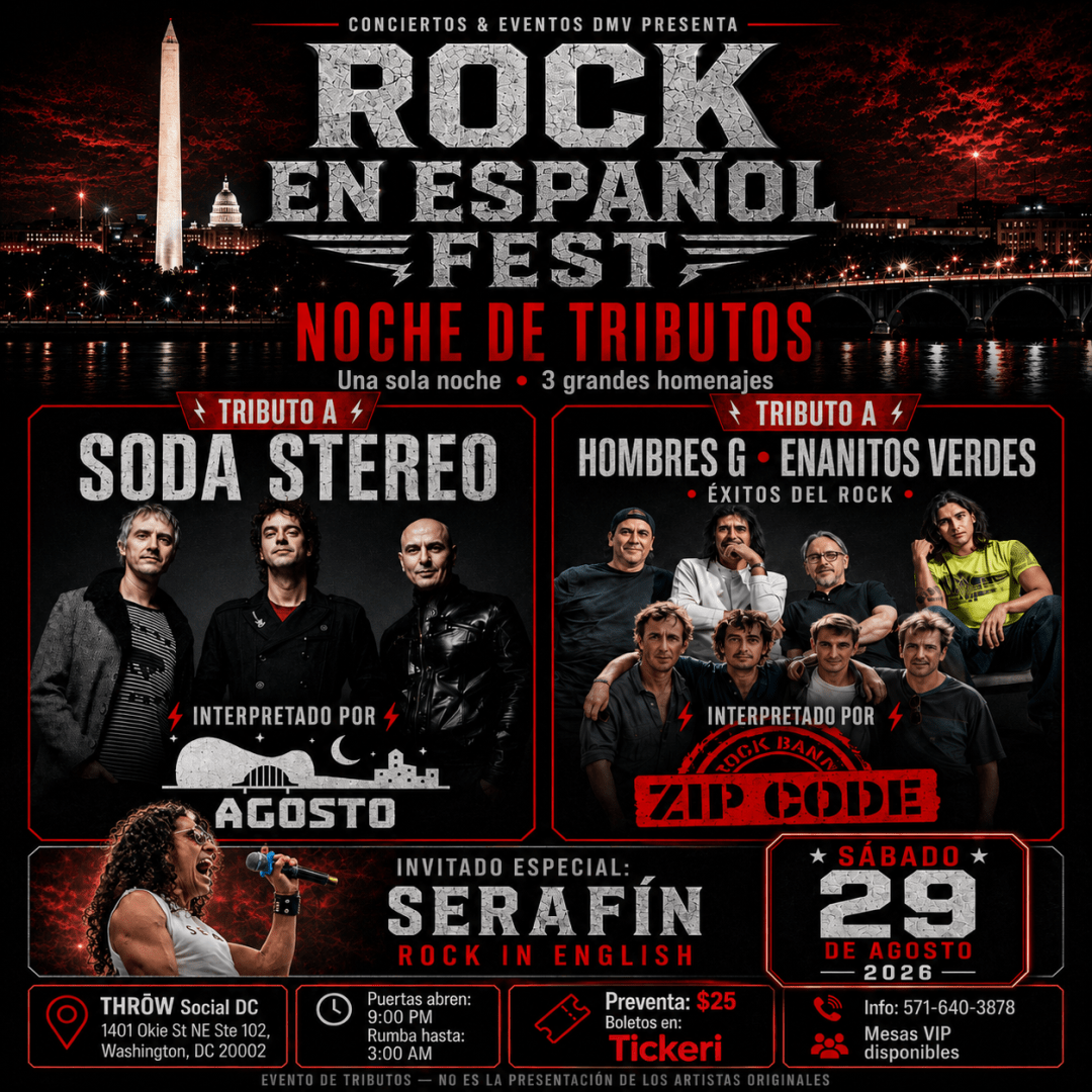 Rock en Español Fest - Tributo Hombres G, Enanitos Verdes y Soda Stereo