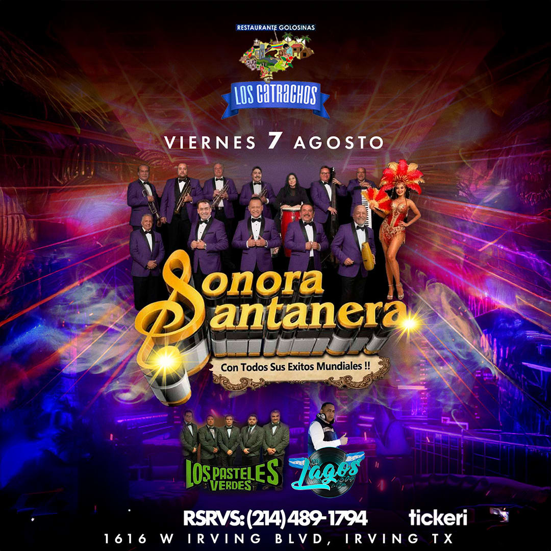 Sonora Santanera & Pasteles Verdes en concierto