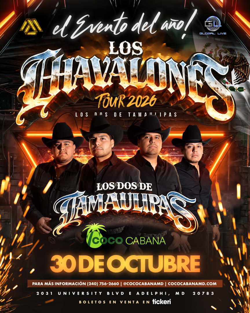 LOS CHAVALONES- TOUR 2026 en MD