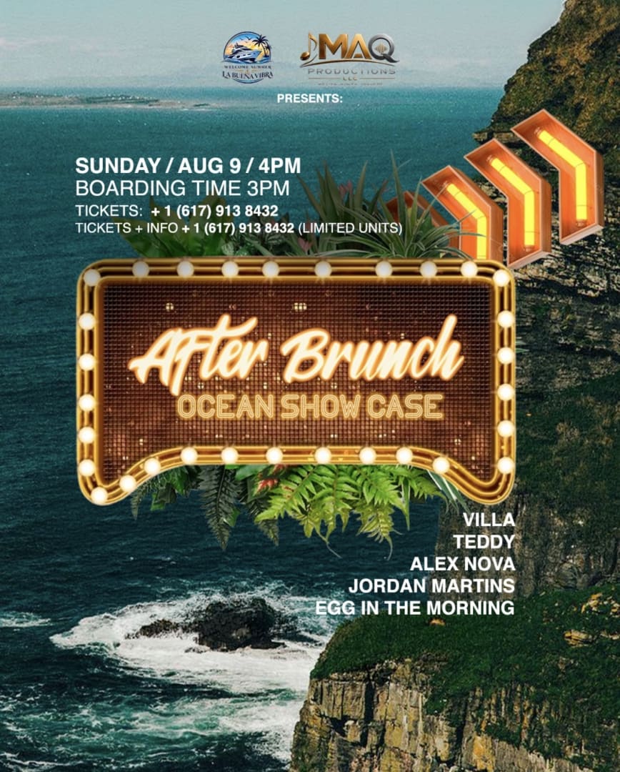 Exhibición del océano después del brunch