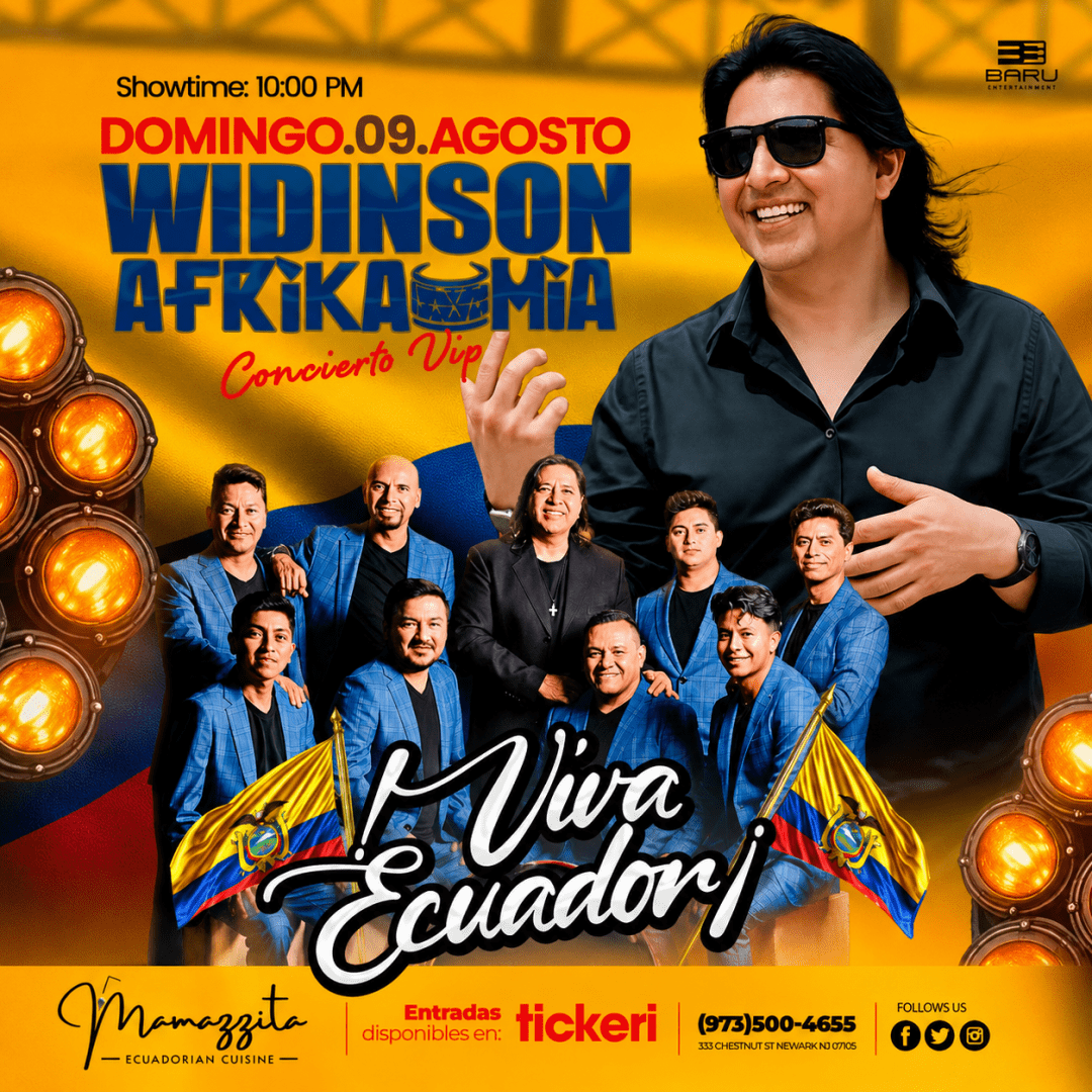 WIDINSON Y AFRIKA MIA EN CONCIERTO EN NEW JERSEY