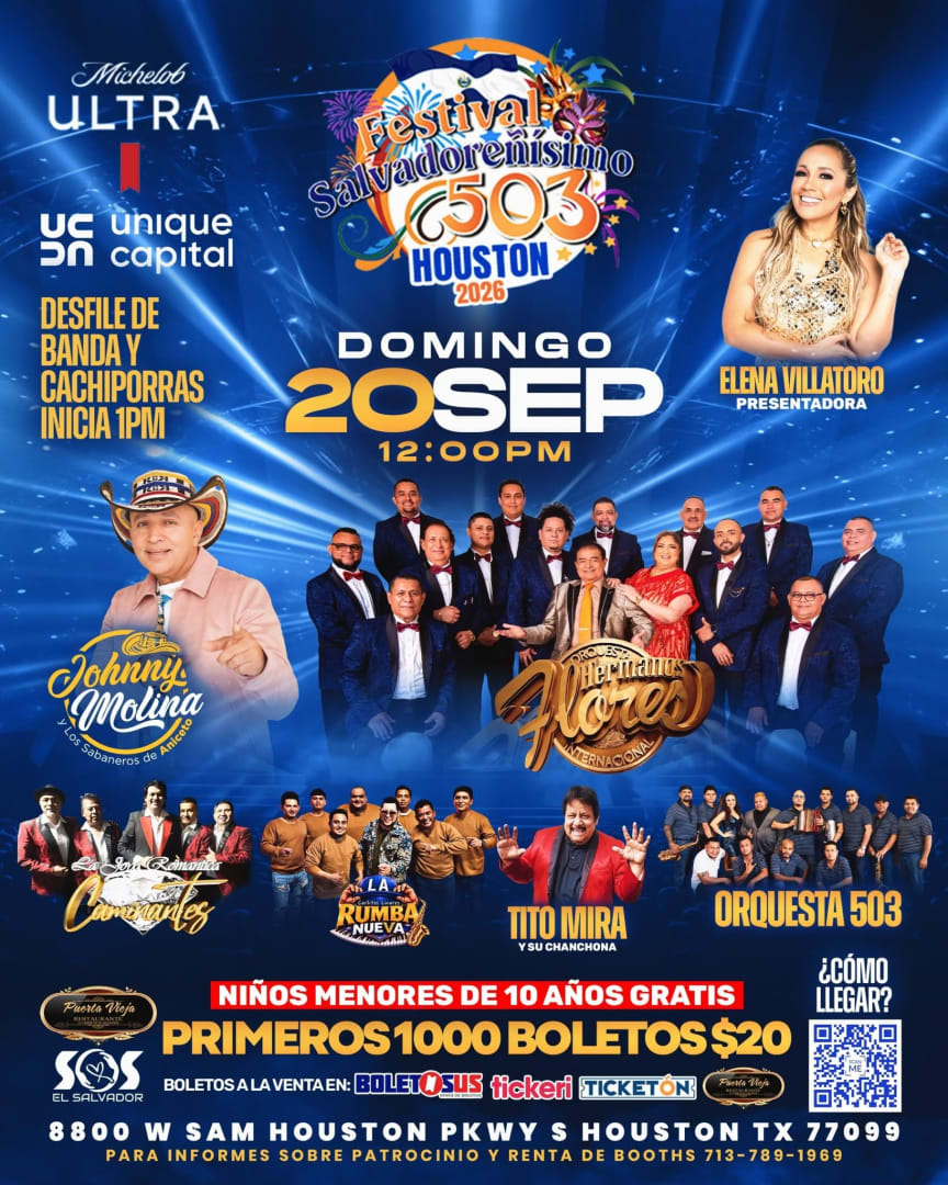 FESTIVAL SALVADOREÑISIMO 2026 HOUSTON