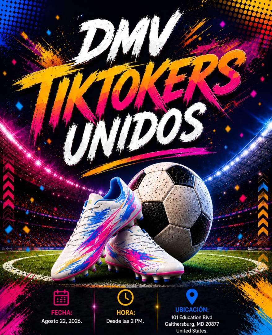 DMV TikTokers Unidos - Partido de fútbol de creadores de contenido - Gaithersburg