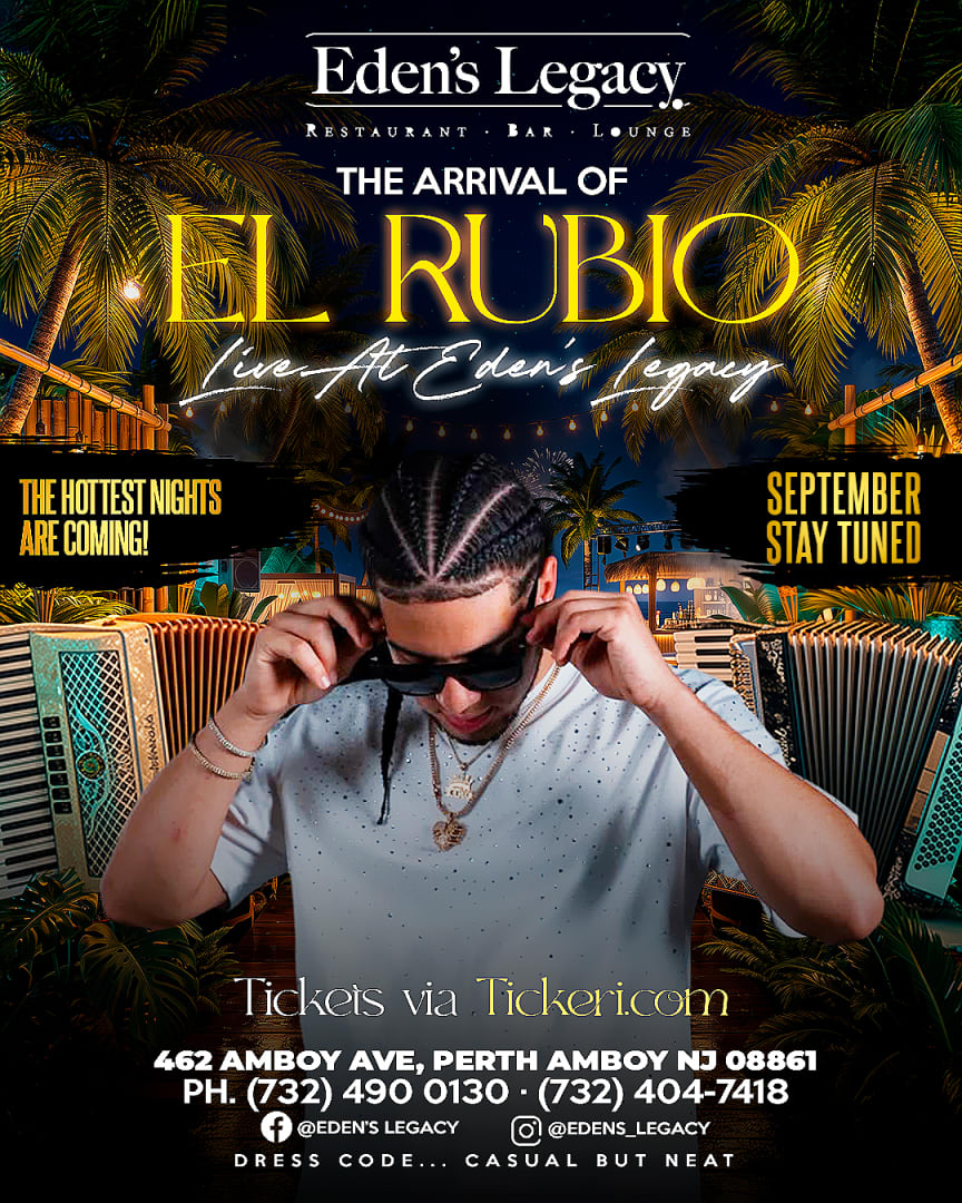 🎶 EL RUBIO en Vivo | Summer Típico Sundays at Eden's Legacy | Perth Amboy