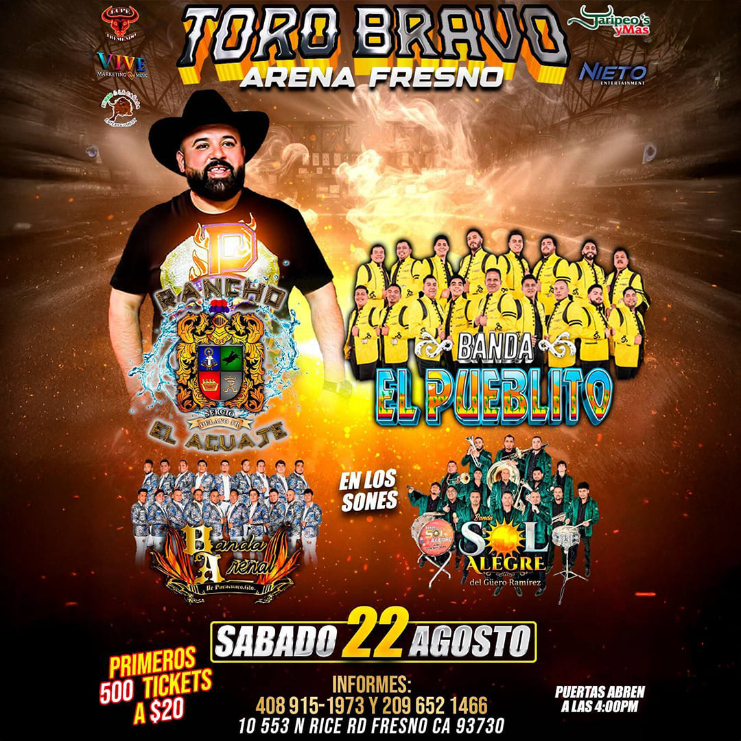Jaripeo de Rancho el Aguaje! Banda el Pueblito & Banda Arenal y mas en vivo