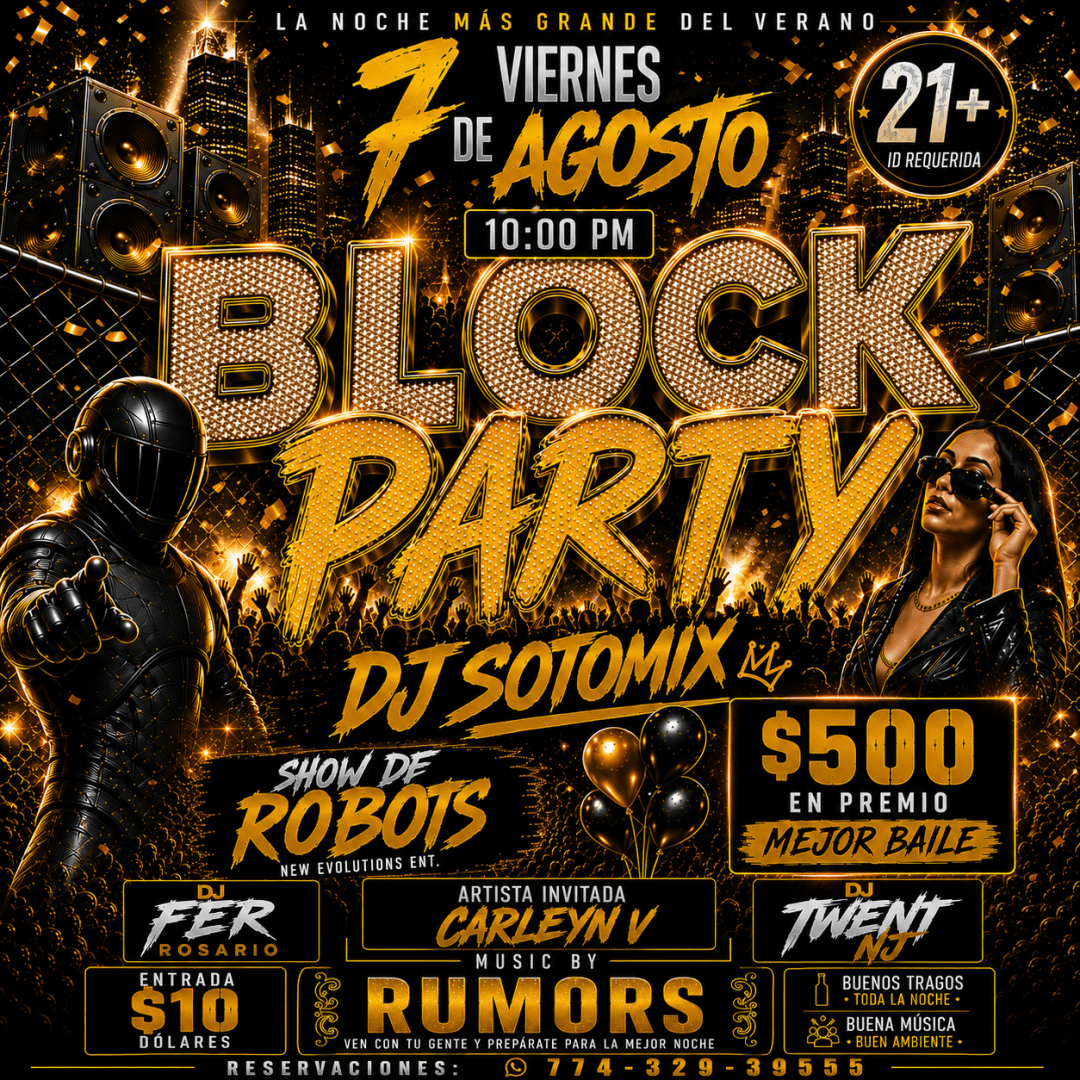 FIESTA DE BLOQUE