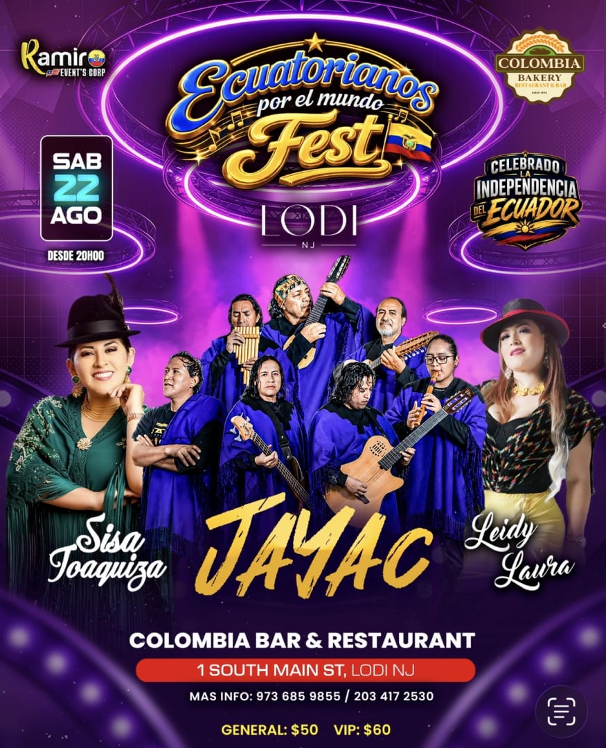 Ecuatoriaños por el Mundo fest Lodi Nj