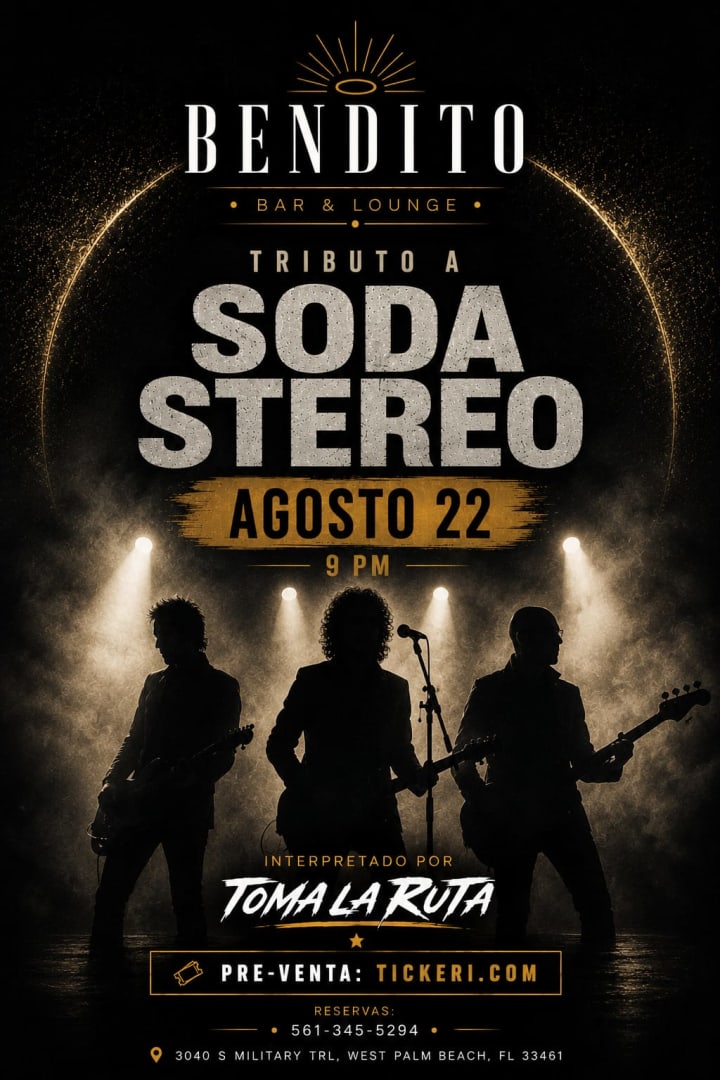Tributo a SODA STEREO interpretado por Toma La Rutra