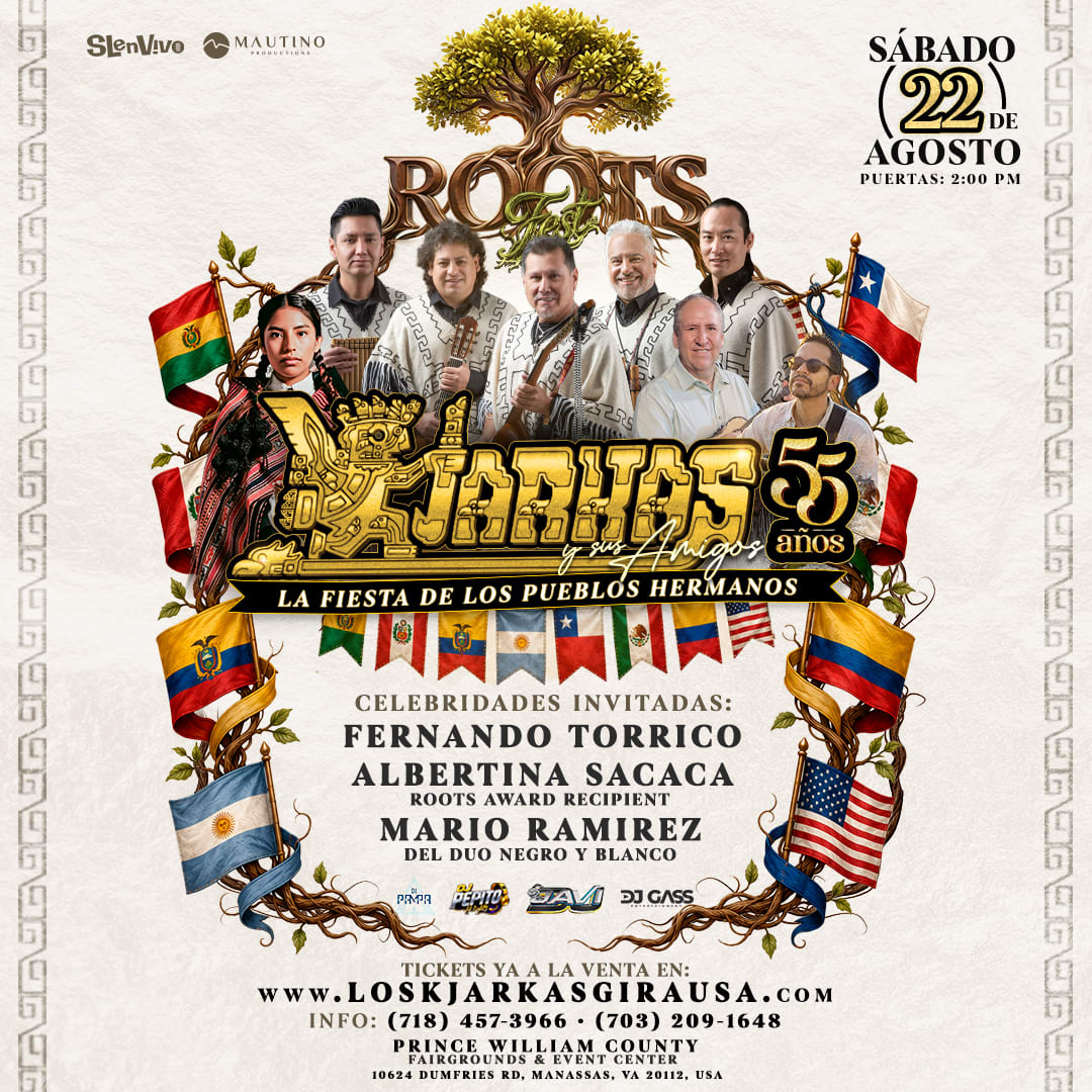 LOS KJARKAS 55 Años | Virginia - Roots Fest en Manassas - Boletos