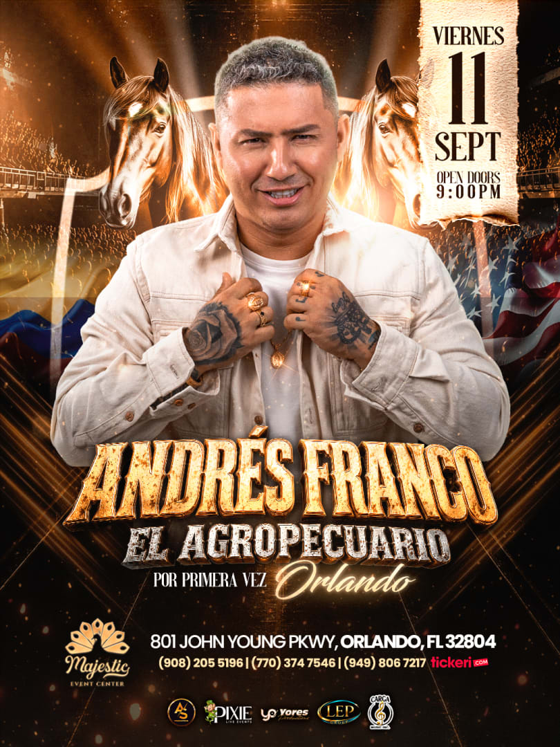 ANDRÉS FRANCO “EL AGROPECUARIO” EN ORLANDO FL !