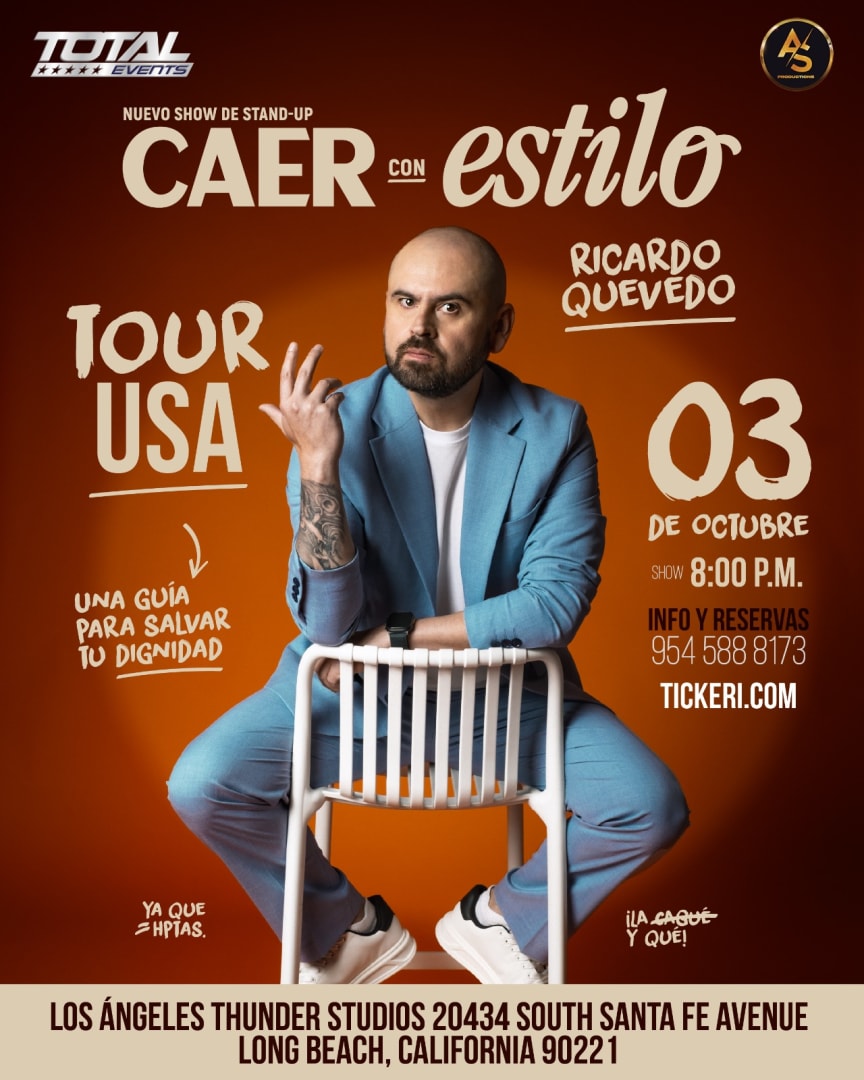 Stand Up Ricardo Quevedo - Caer Con Estilo en Los Angeles