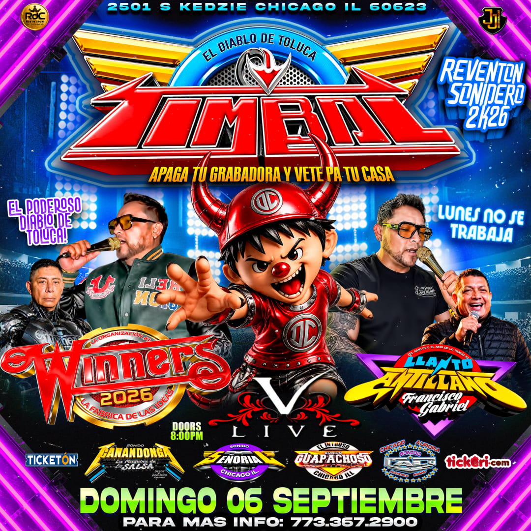 SONIDO TIMBAL :: WINNERS :: LLANTO ANTILLANO y MAS en CHICAGO