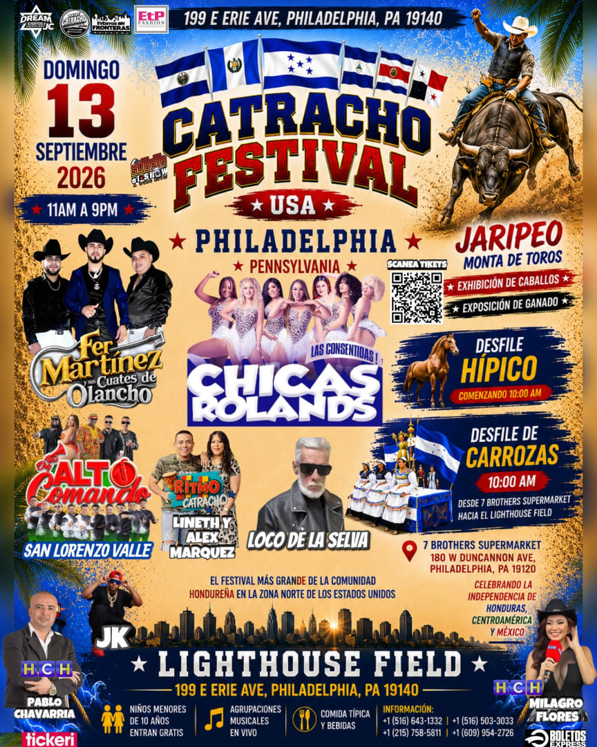 🔥🔥CATRACHO FESTIVAL USA 2026 – Philadelphia🔥🔥