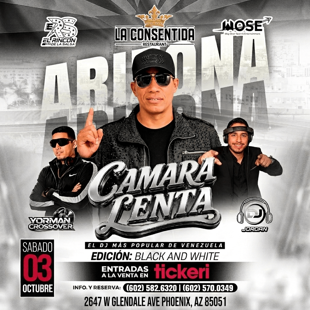 DJ CAMARA LENTA, EDICION: Black and White