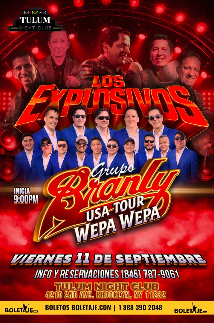 Los Explosivos y Grupo Branly con su USA Tour Wepa Wepa. 🎶🔥