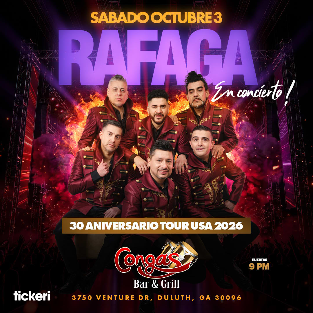 Rafaga en Concierto Atlanta