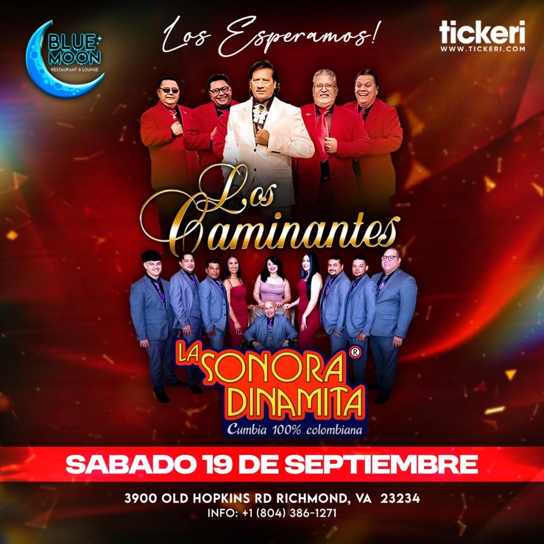 LOS CAMINANTES Y LA SONORA DINAMITA EN CONCIERTO !!