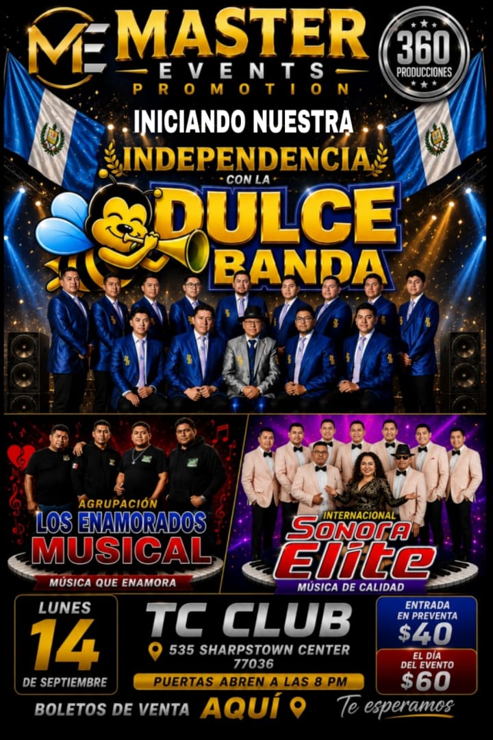 INICIO DE INDEPENDENCIA CON LA DULCE BANDA