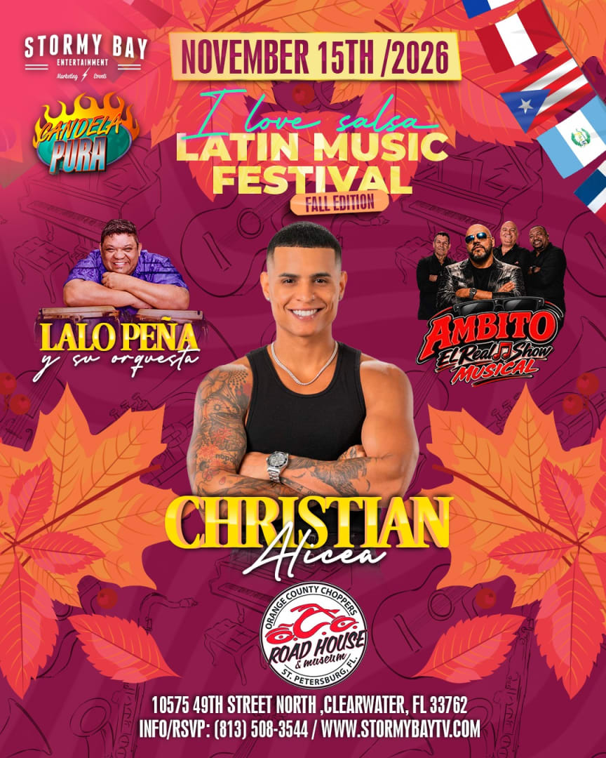 I love Salsa Latin Music Festival featuring Christian Alicea