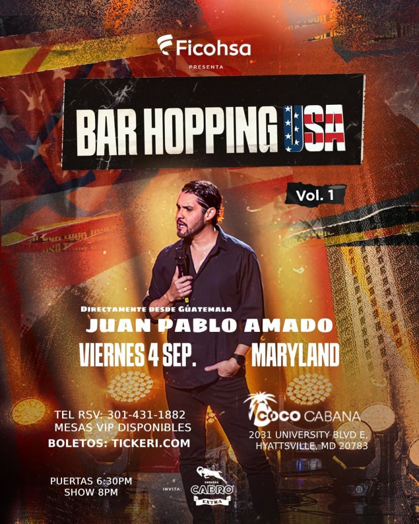 Juan Pablo Amado- Bar Hopping Tour USA en MD