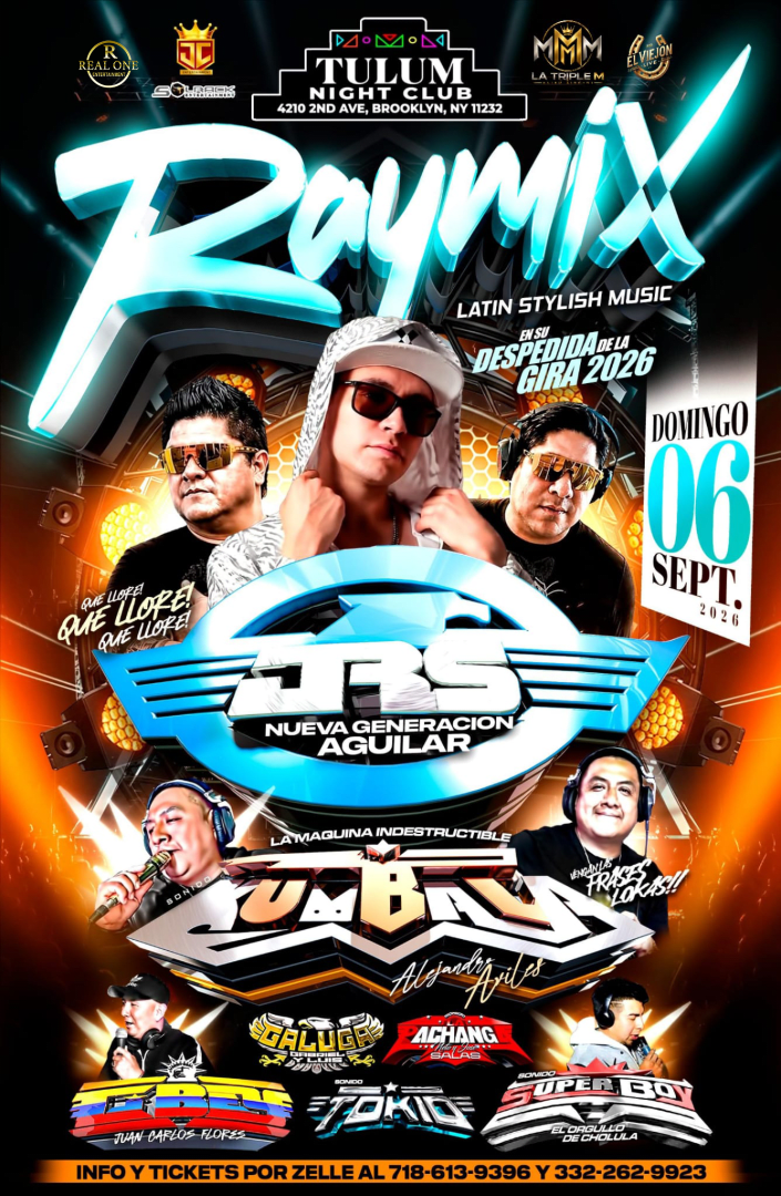 🔥 ¡Raymix en Vivo en Tulum Night Club! 🎉