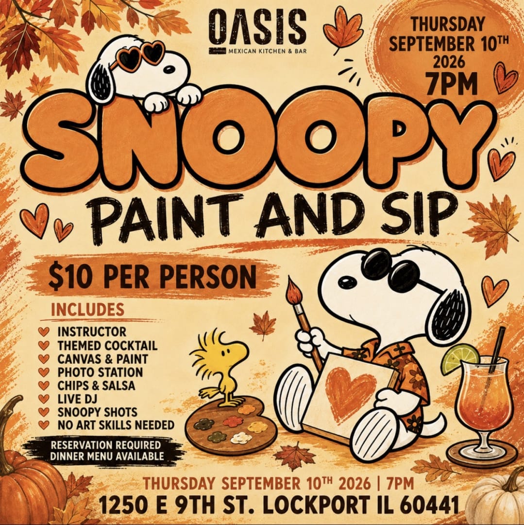 Snoopy Paint & Sip Night