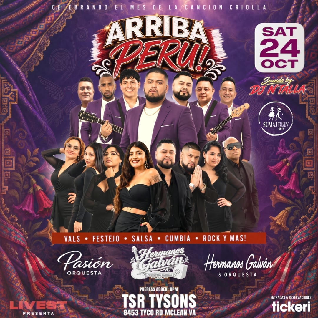 Arriba Peru con Pasion Orquesta & Hermanos Galvan Orquesta en vivo