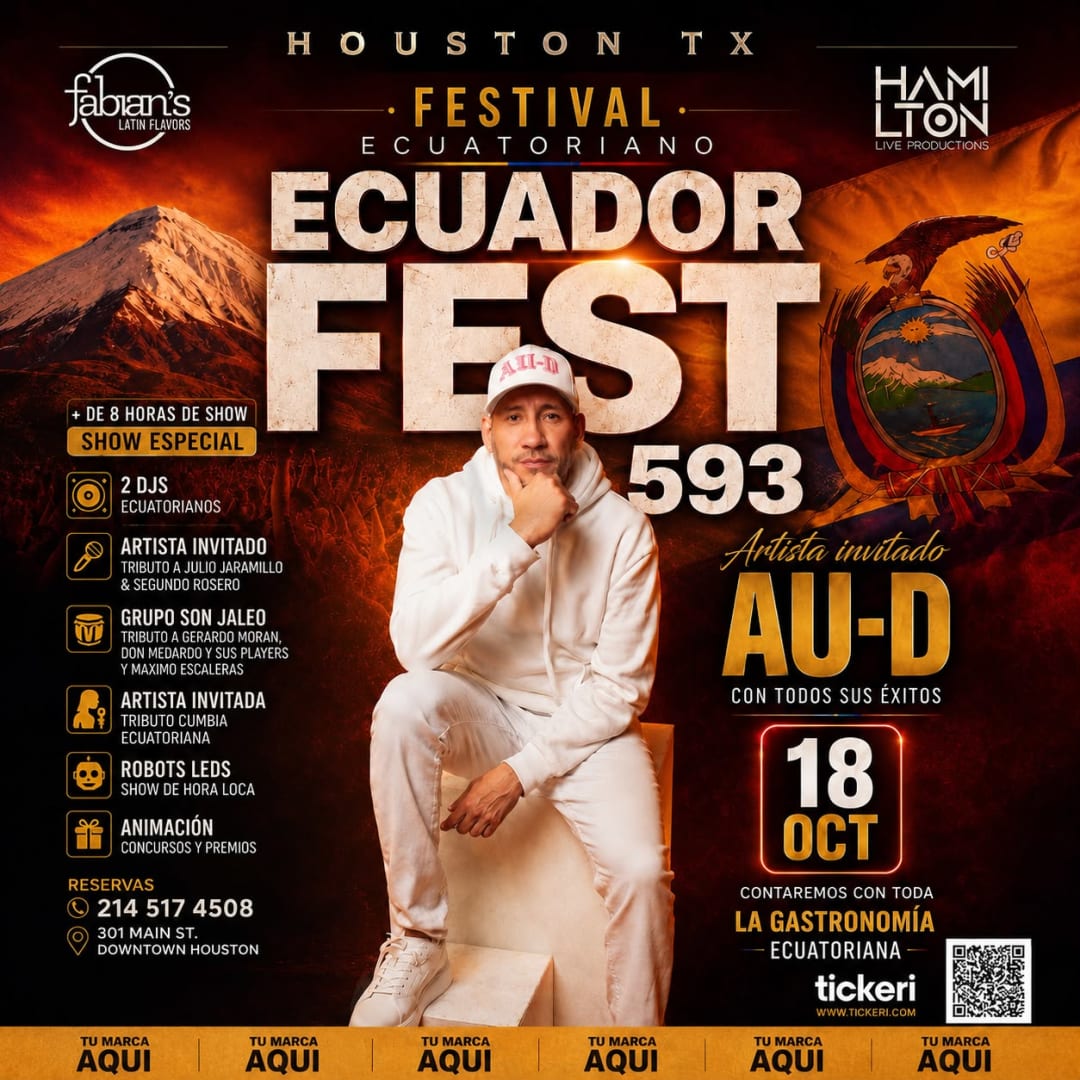 Ecuador Fest 593 - Festival Ecuatoriano - Concierto Au-D