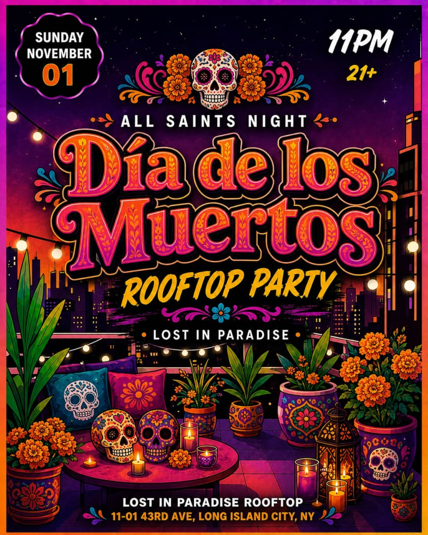 Rooftop Party - Sunday Nov 1st
