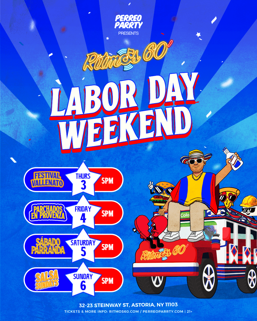 Salsa & Reggaeton Party Labor Day Weekend at Ritmos Bar NYC