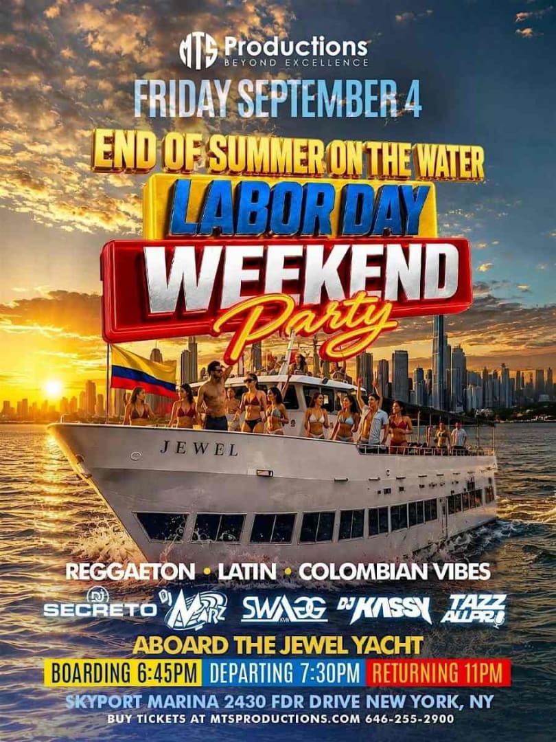 End of Summer on the Water Labor Day Weekend Party NYC