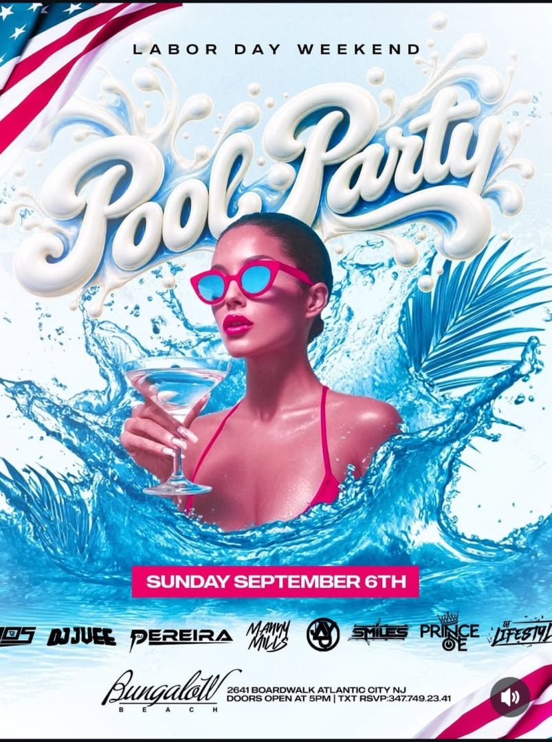 The Big Pool Party Labor Day Weekend Edition At Bungalow Beach