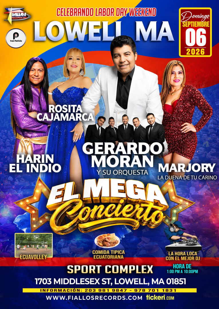 LOWELL MA l GERARDO MORAN Y SU ORQUESTA- ROSITA CAJAMARCA-MARJORY-HARIN EL INDIO
